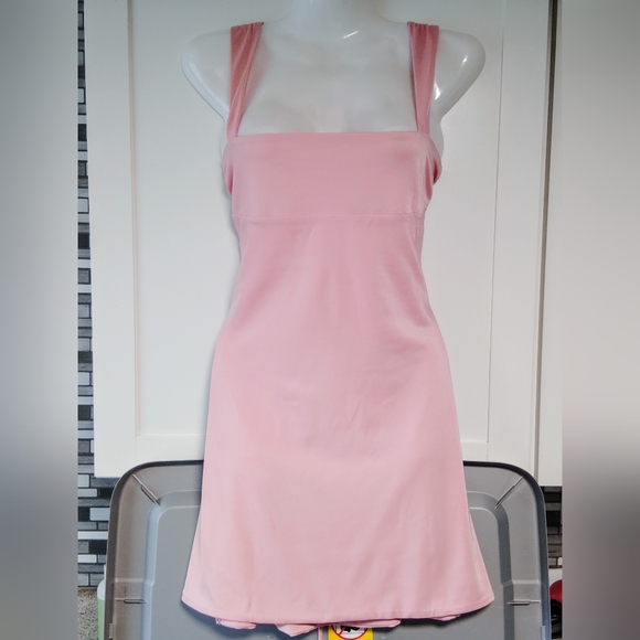 Oh Polly Violetta Tie Up Back Mini Dress Sz-2 - Picture 3 of 6